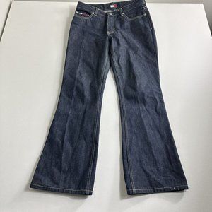 TOMMY‎ HILFIGER Women's Size 9 Jeans Vintage  Low Rise Bootcut Stretch Dark wash
